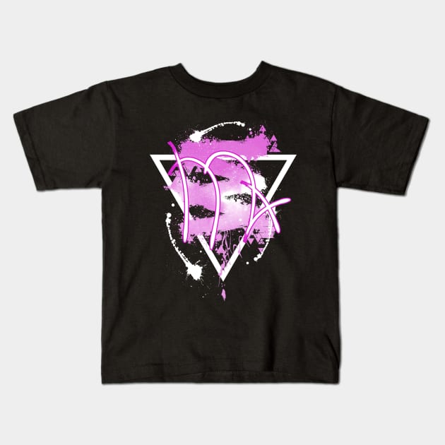 Virgo - Pink Sky Kids T-Shirt by Scailaret